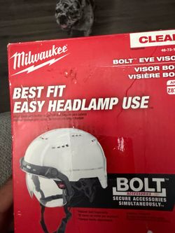 Milwaukee bolt on helmet