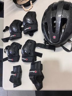 Bike helmet set in size medium