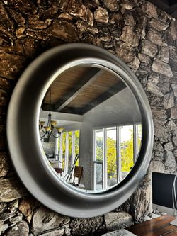 Extra large silver circle mirror 5ft (350$)