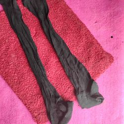 A Sexy Pair Of Black Knee Highs 