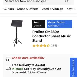 Proline Conductor Music Stand 