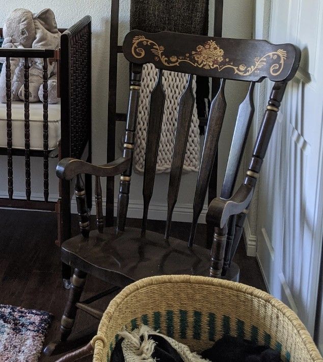 Vintage Wooden Rocking Chair. Perfect For Baby Nursery. Pick Up Lemon Grove.
