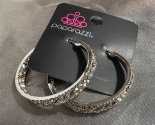 Silver Hoop Earrings