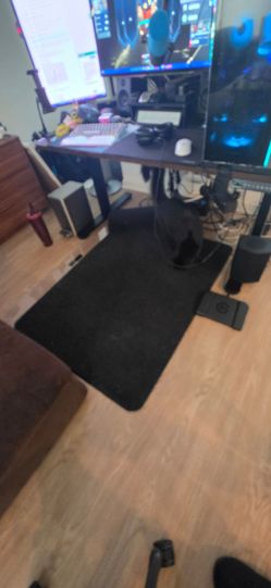 2 Chair Mats | Premium hard acrylic + nonrolling Chair Mat Setup for Carpet | 40" x 47" Heavy Duty