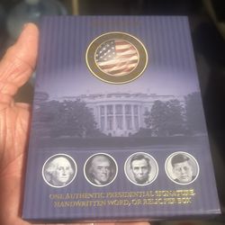 2025 q word from potus authentic hand written word from john taylor