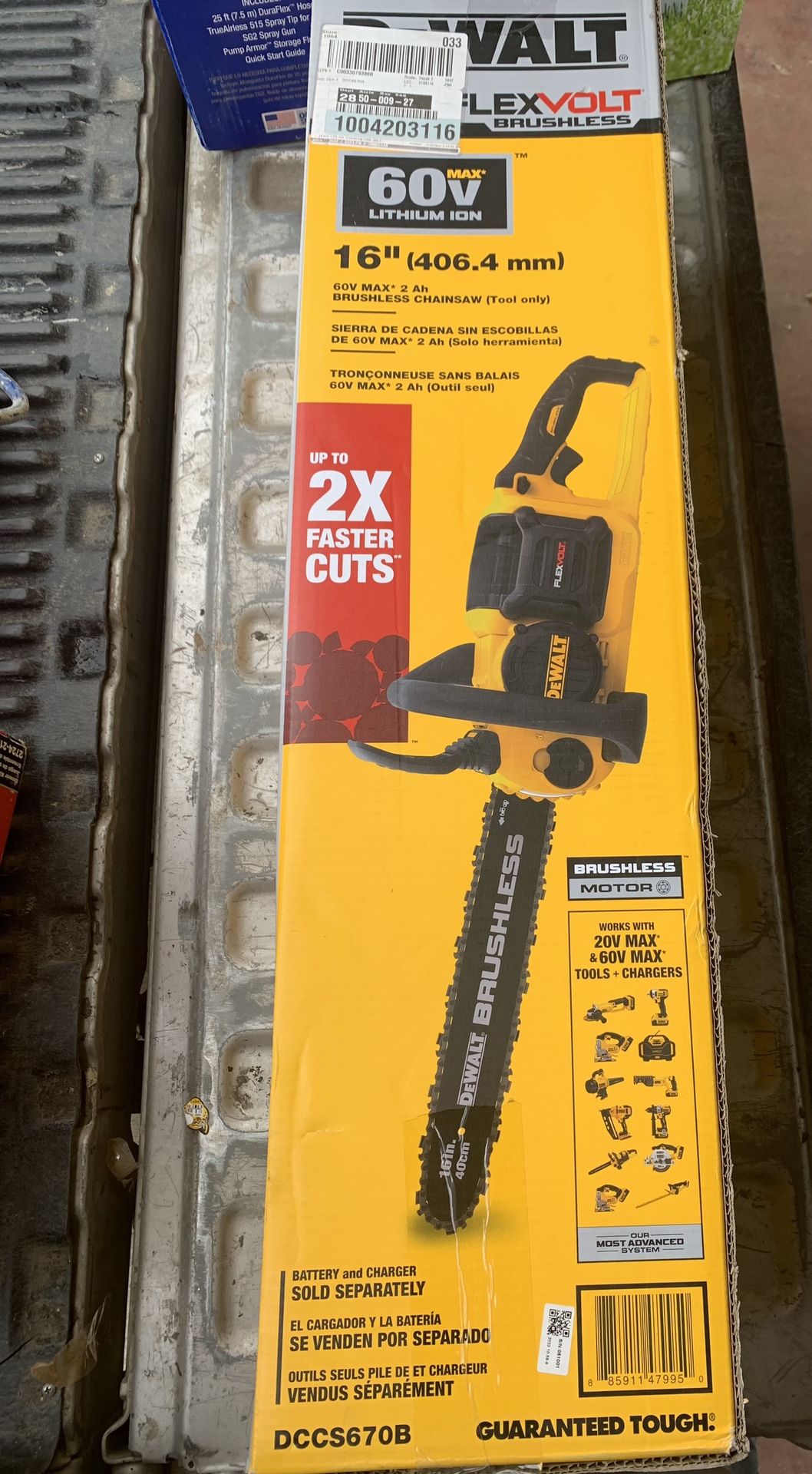 Dewalt Flex volt 16 In Chainsaw