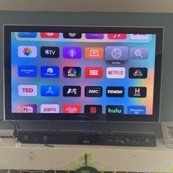 46” Samsung LED Bundle with Soundbar, Subwoofer and appleTV