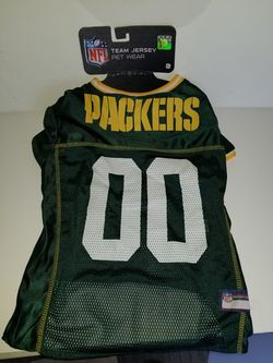 Extra large green bay packers dog Jersey
