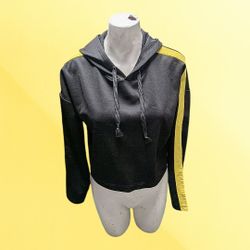 Women's Forever 21 Crop Top Hoodie 