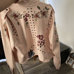 Pink Torrid Leather Jacket  Size 3