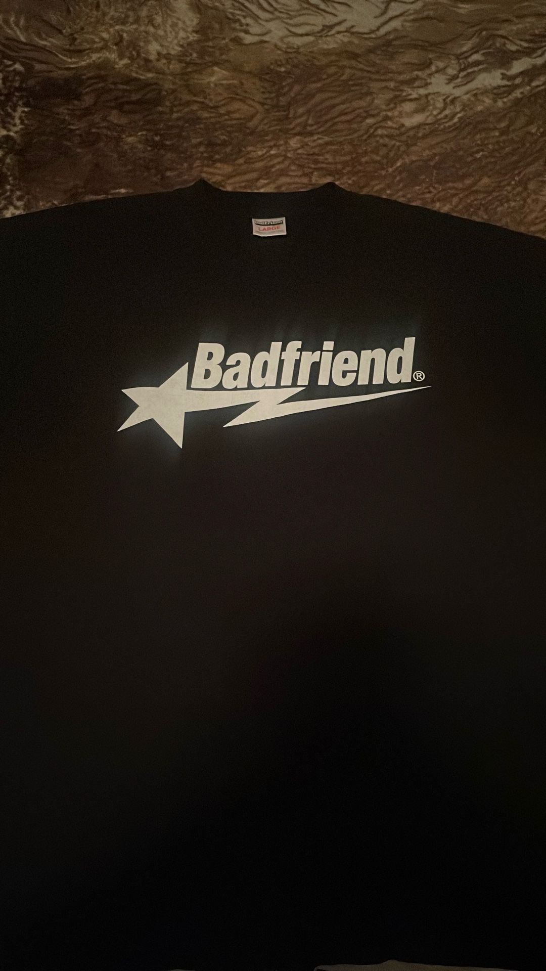 Badfriend logo Shirt size L