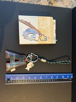 Labubu key chain letter A