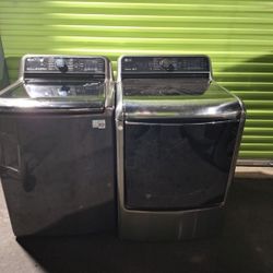 LG Top Load Washer & Gas Dryer  Set 