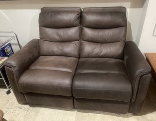 Faux Leather Loveseat Recliner