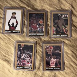 Michael Jordan Knows promo cards