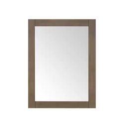 Home Decorators Collection Caville 24 in. W x 32 in. H Rectangular Framed Wall Mount Bathroom Vanity Mirror in Almond Latte
