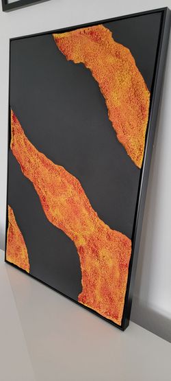 Magma Flow - artwork - art piece 25" x 37