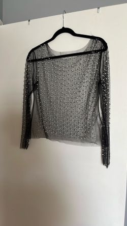 Sheer studded top