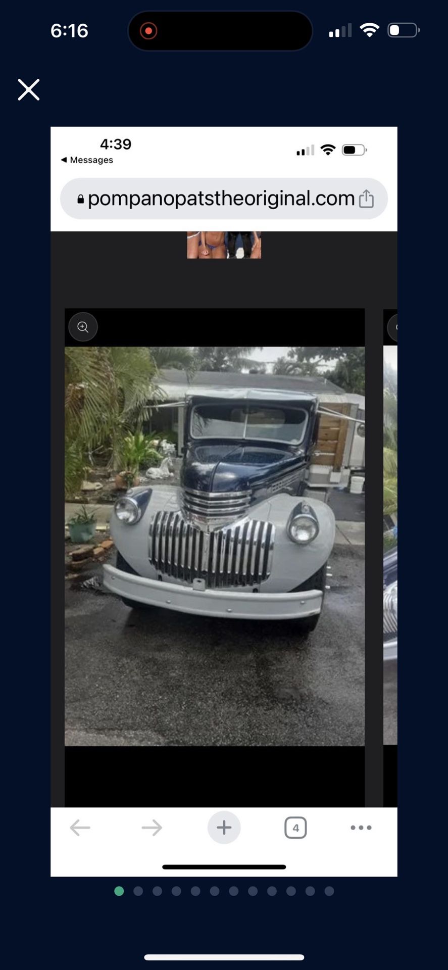 1947 Chevy Dump Truck And Shit Wouldn’t Take Long To Get It Going