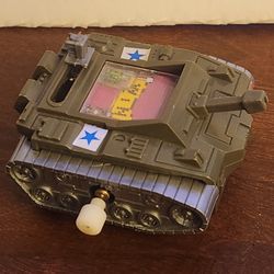 Vintage 1980s Tomy Tank Battle Wind Up Wrist Game