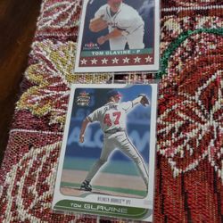 Atlanta Braves Tom Glavine Baseball Cards Lot 