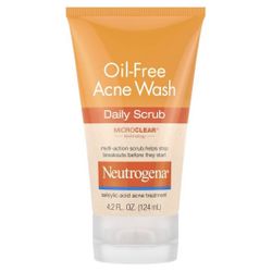 Neutrogena Acne Wash Cream Cleanser + Daily Scrub