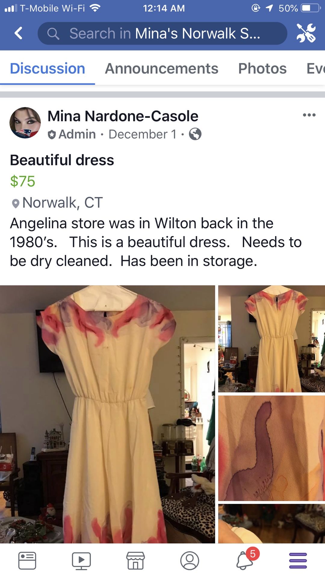 Beautiful dress.