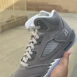 Jordan 5 “ Wolf Grey” Sz 12M