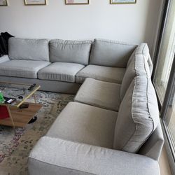 IKEA Light Gray Sectional Sofa For $600 OBO  – Purchased Jan 2023 – Originally $1,600