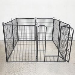 (New in box) $115 Heavy Duty 40” Tall x 32” Wide x 8-Panel Pet Playpen Dog Crate Kennel Exercise Cage Fence Play Pen