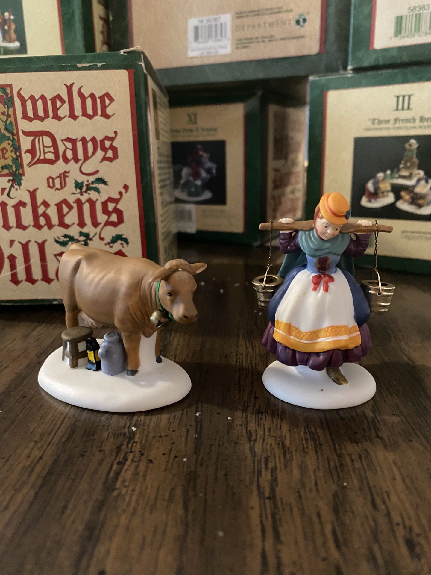 Dept 56 Eight Maids A Milking
