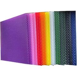 DIY Candles Sheet, Beeswax Honeycomb Candle Kit (8×8 in) 