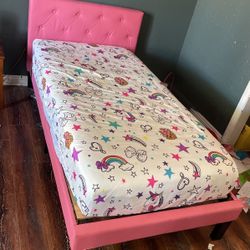 Pink Twin Bed