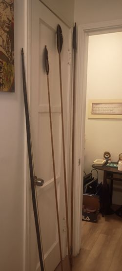 Handmade bow and arrows from South Africa