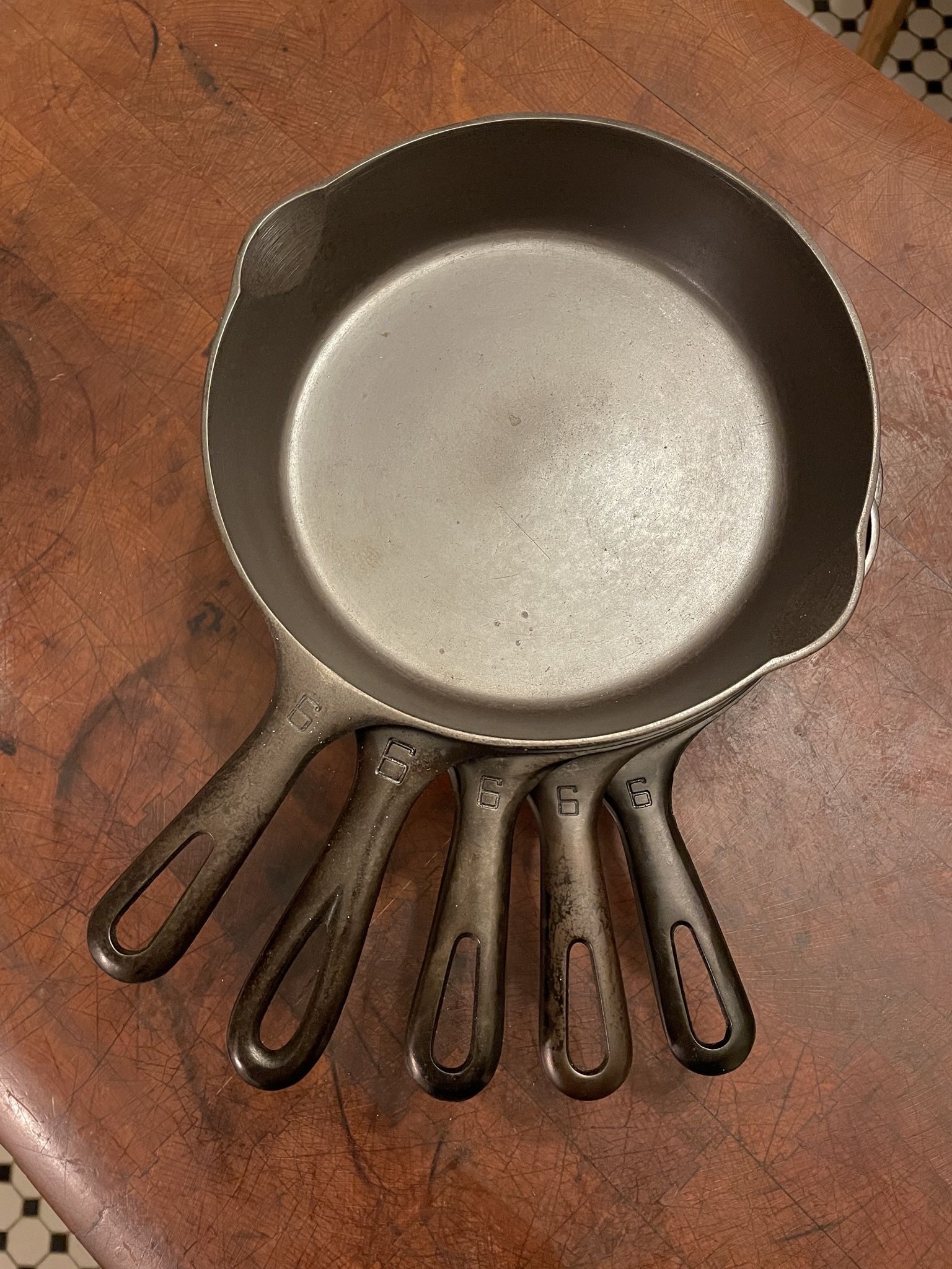 No 6 Griswold Cast Iron Skillets for Sale in Everett, WA OfferUp