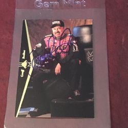 Jeff Bodine Autograph