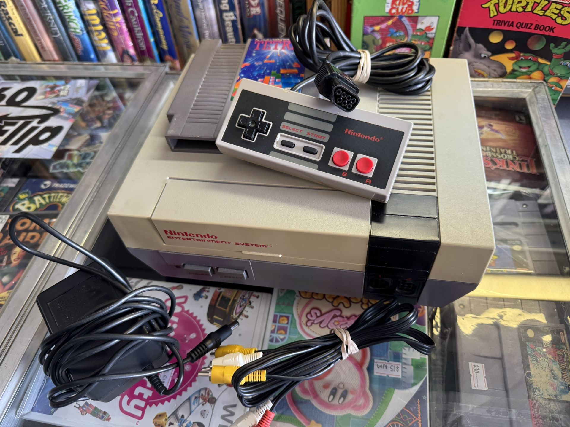 Nintendo System With Tetris 