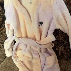 Victorias Secret VS PINK Tie Dye Warm Cozy Robe Size XS/S