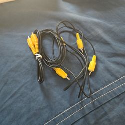 RCA CABLE- YELLOW  MALE TO YELLOW MALE (5FT)