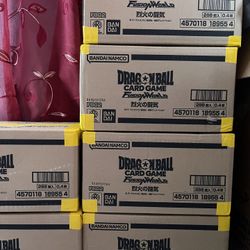 Dragon Ball Z Fusion World Japanese Sealed Case