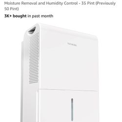 New Dehumidifier hOmeLabs 3000 Sq. Ft. - Ideal for Medium to Large Rooms, Bedrooms and Home Basements - Powerful Moisture Removal and Humidity Control