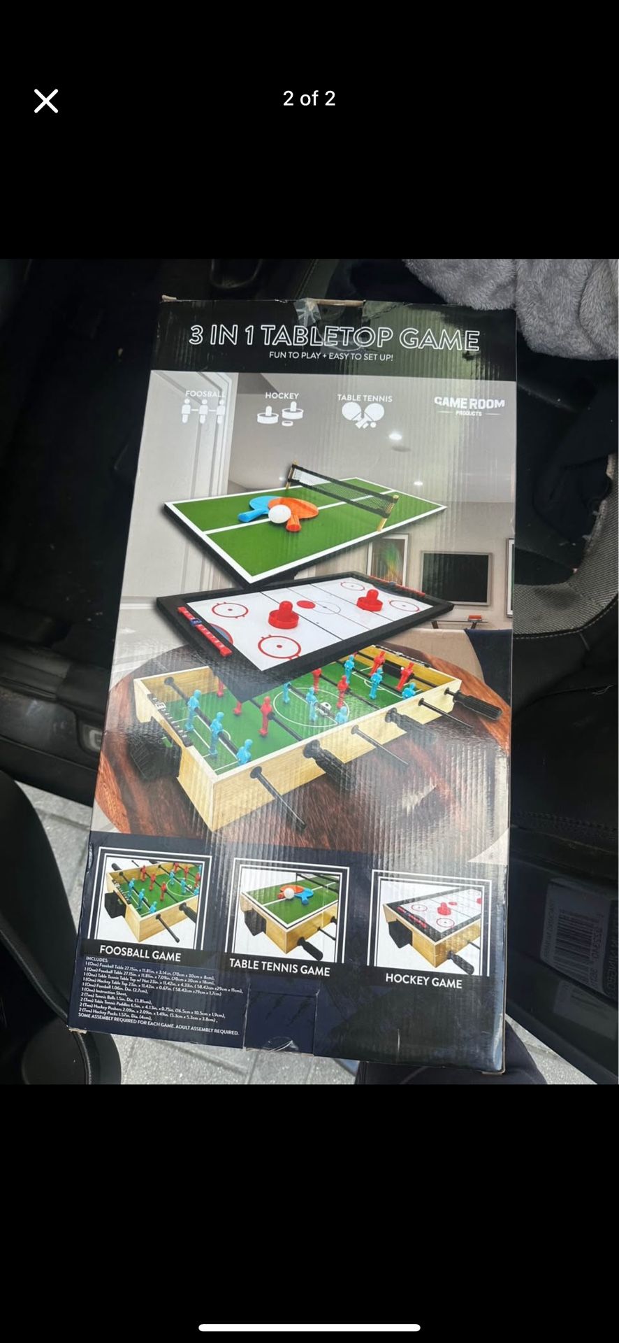 3 In 1 Table Top Game