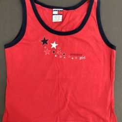 Vintage Tommy Girl Crop Tank Top Juniors XL