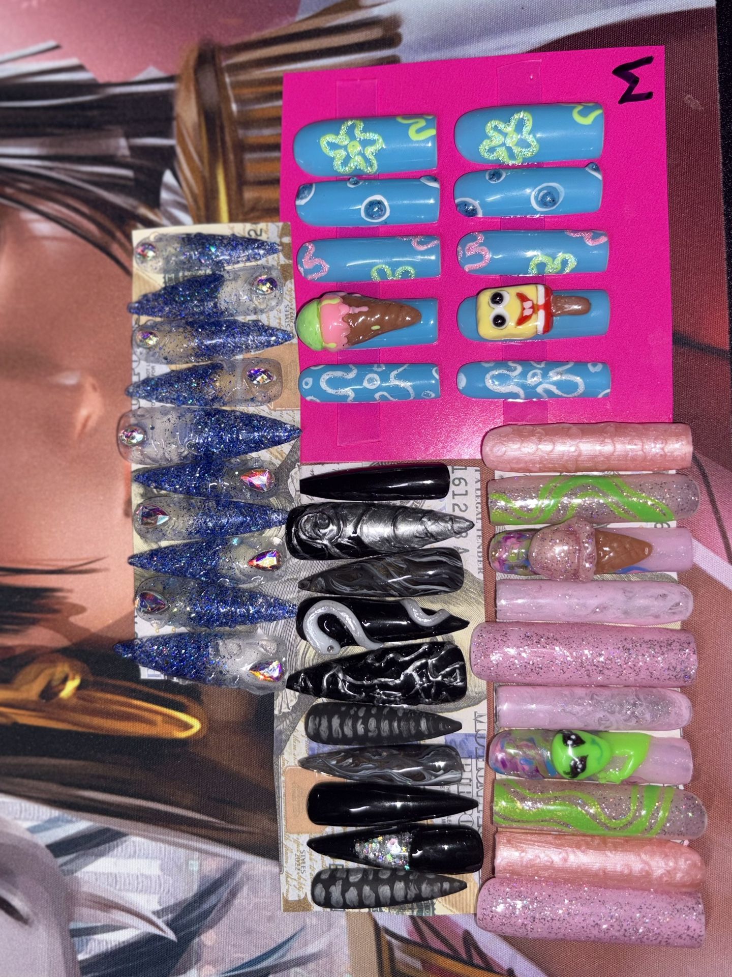 Press On Nails Handmade