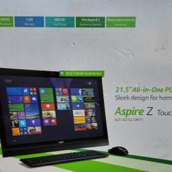 Acer Aspire Z Touchscreen 21.5" All-In-One Desktop Computer 