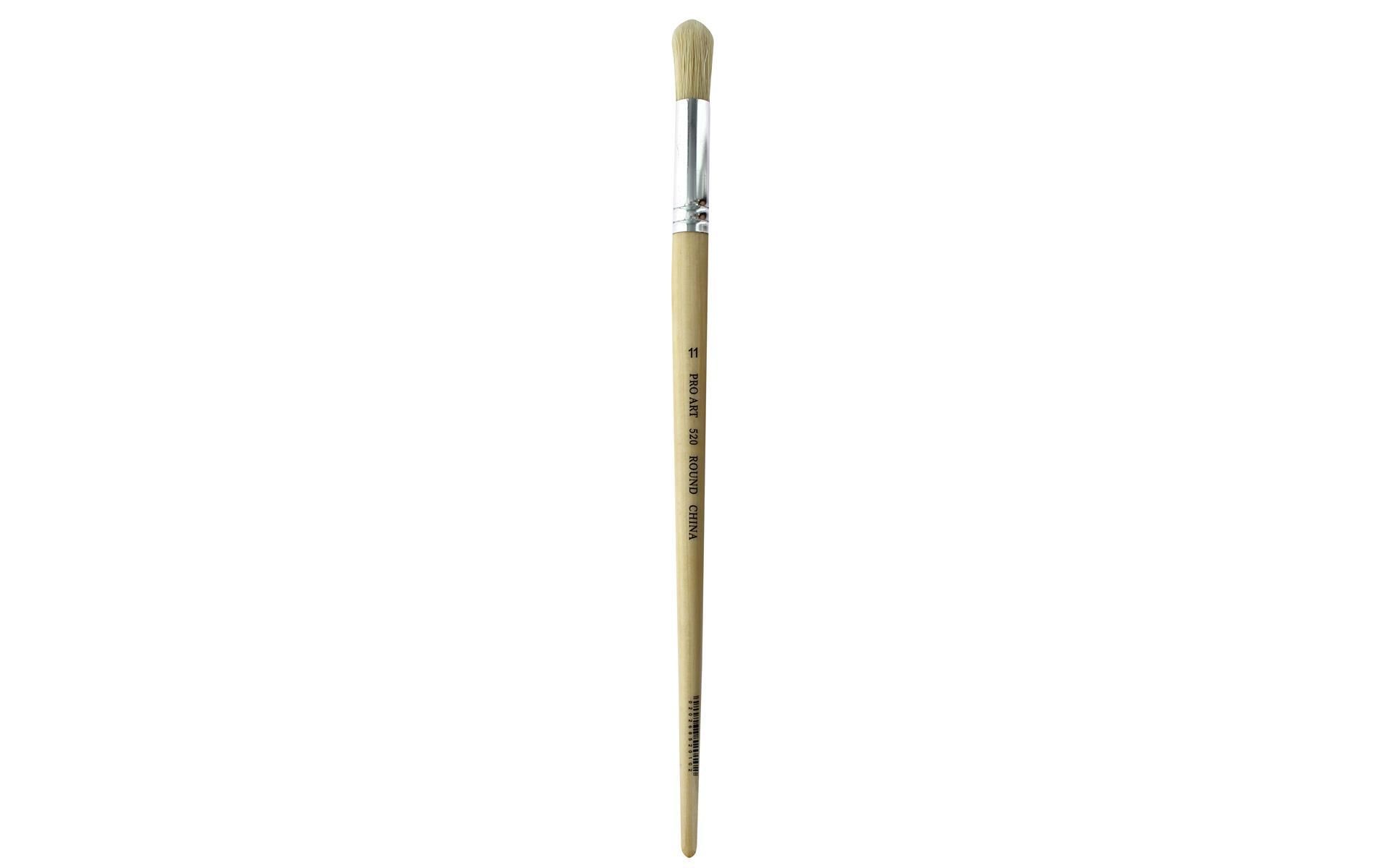 Pro Art Brush White Bristle Round #11