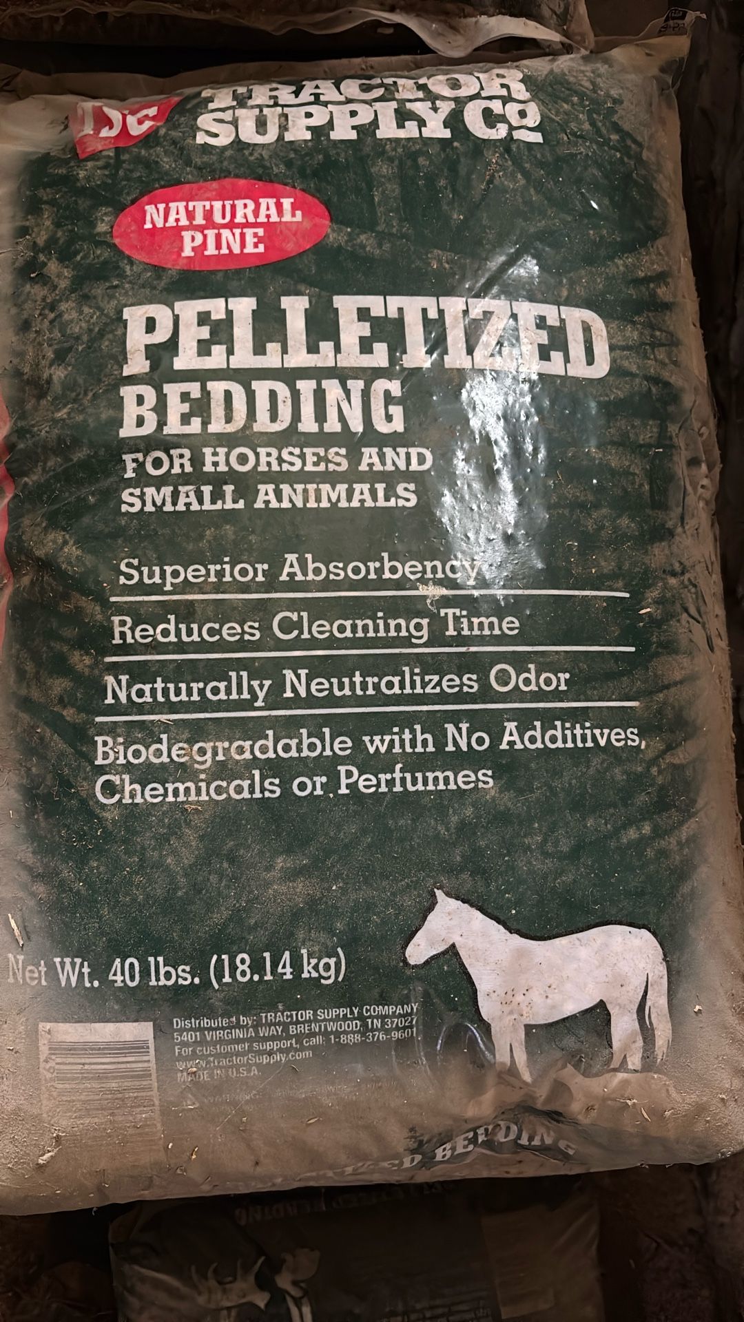 Pelletized Wood Bedding