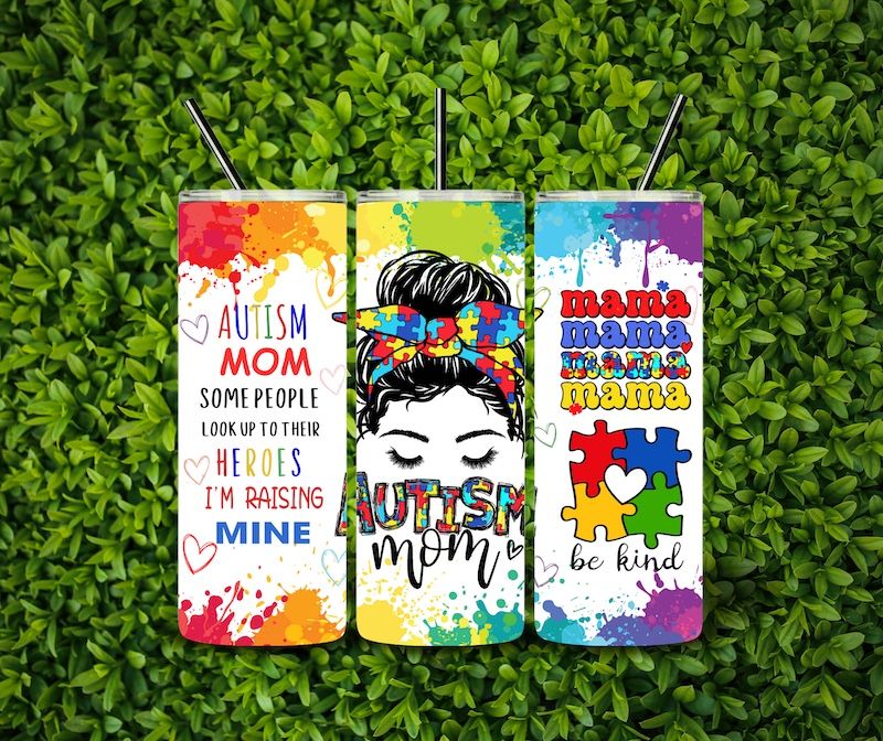 Autism Mom Tumbler