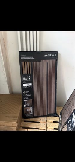 Artika Sonofold Decorative Slatted Wall Panels Pack of 2