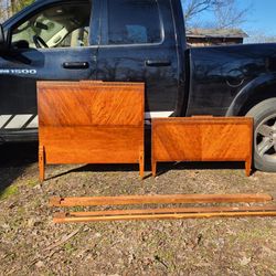 Twin Mid Century Bed 